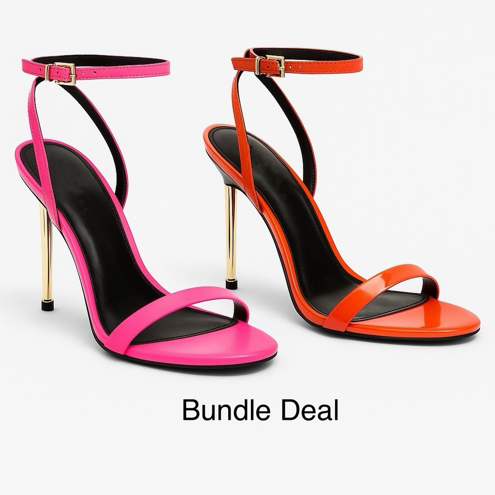 Express | Pink and Orange Neon Heels Bundle
